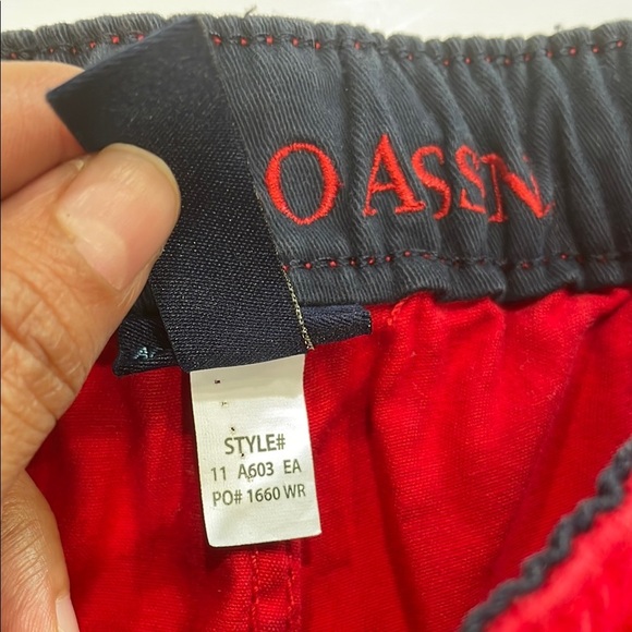 U.S. Polo Assn. Red and Gray Shorts - Picture 3 of 4